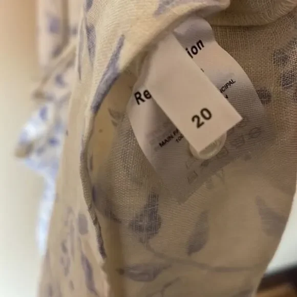 Reformation lili ruffle midi dress 20 - Picture 9 of 10